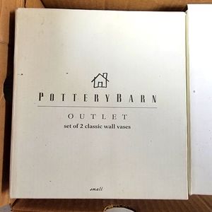 Pottery Barn wall vases